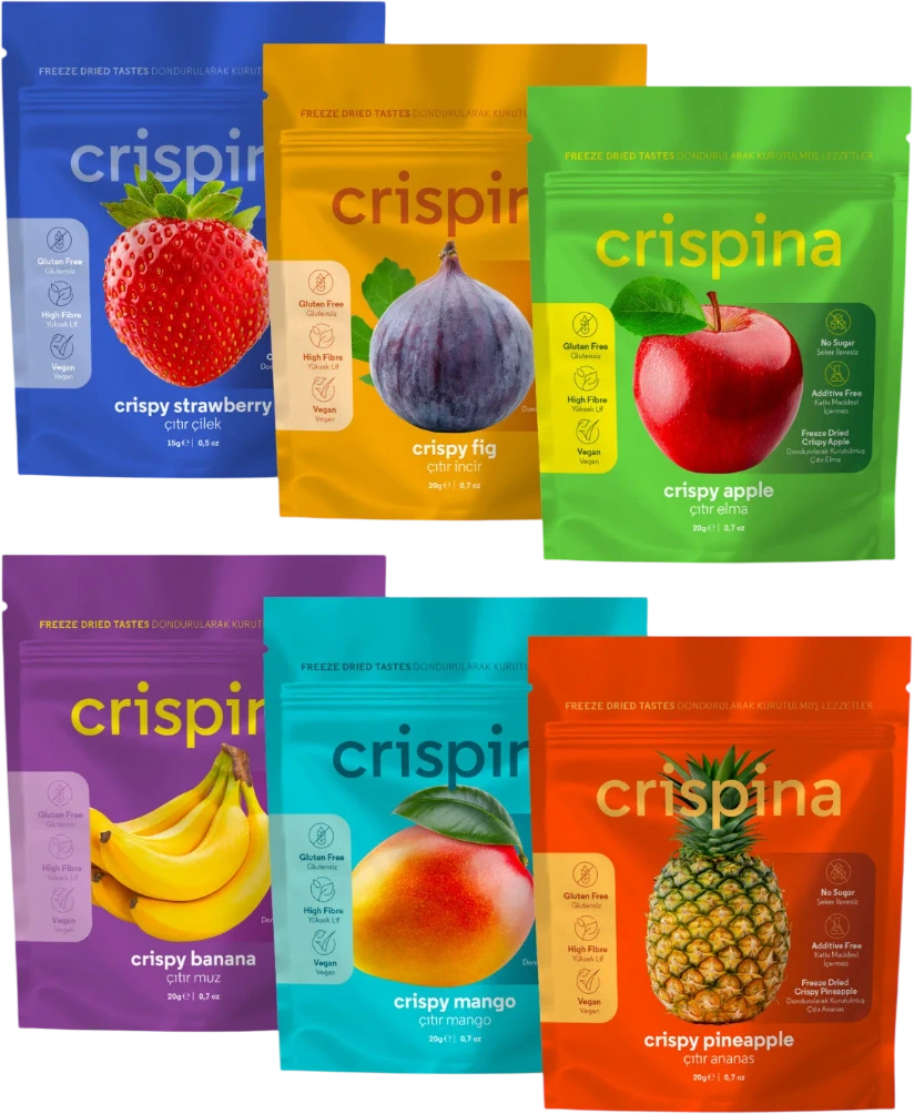 Freeze Dried Meyve Başlangıç Paketi - 6 Farklı Dondurularak Kurutulmuş Meyve Seti